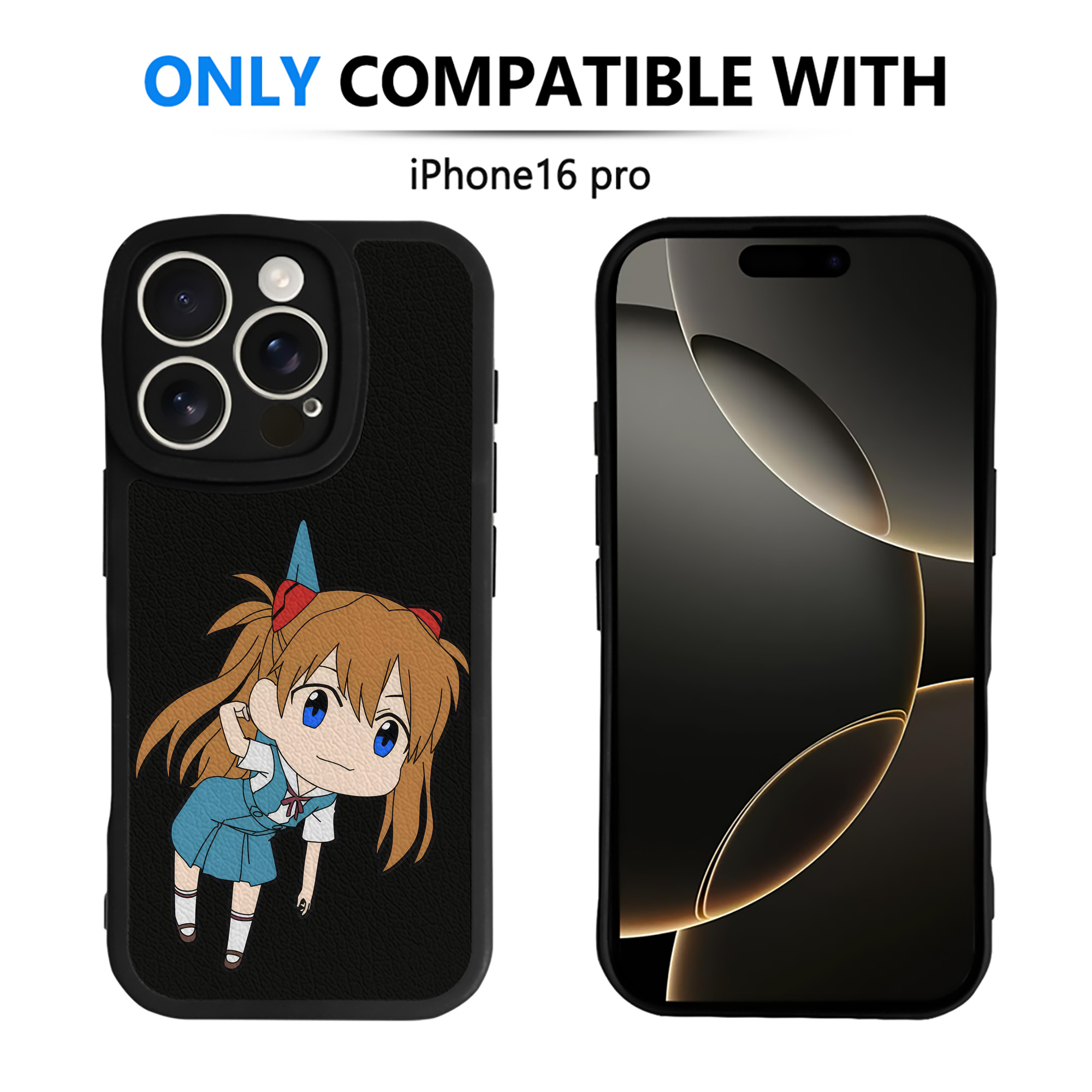 （画像用） EVA 新世紀エヴァンゲリオン 【iPhone 16シリーズ対応】シリコンスマホケース（レザー調） 材質：シリコン